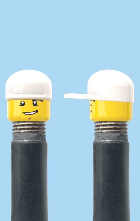BrickCaps Капачка Винтил x4