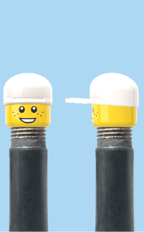 BrickCaps Капачка Винтил x4