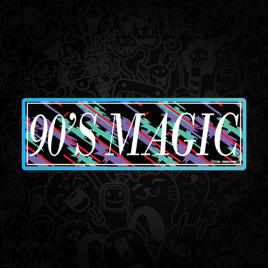 Stay Tuned 90's Magic Стикер