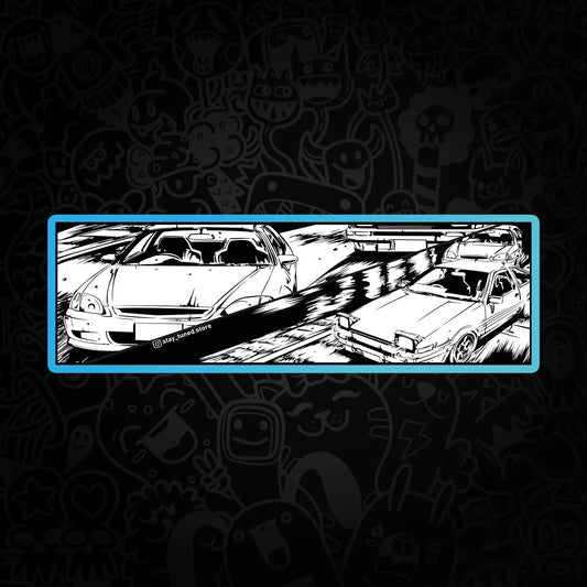 Stay Tuned Touge Attack Стикер