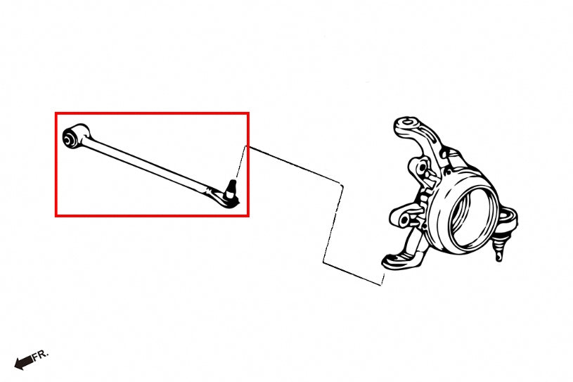 Rear Toe Control Arm Honda S2000 AP1/2