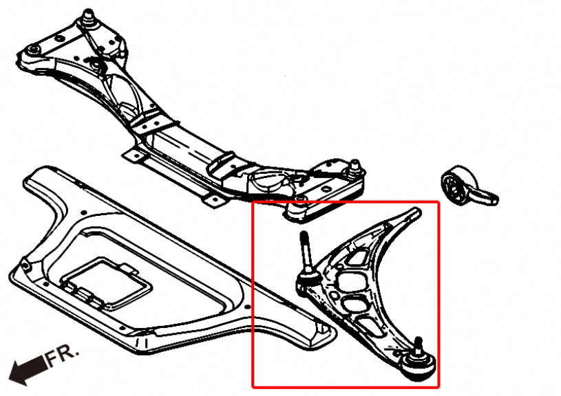 Front Lower Control Arm BMW 3 Series E46 1997-2006