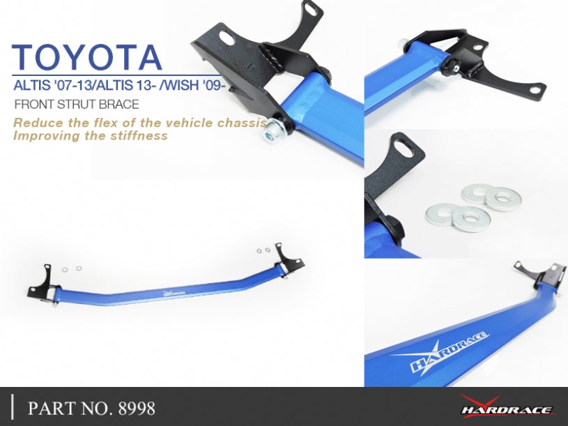Front Strut Brace Toyota Corolla/altis/auris 10th E140/E150 2006-2013