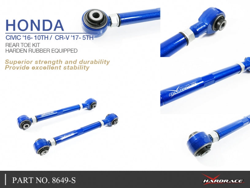 Rear Toe Kit Honda Civic 10th  FC/FK 2016-2021