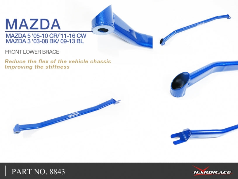 Front Lower Brace Mazda 3 / AXELA 2nd BL 2009-2013