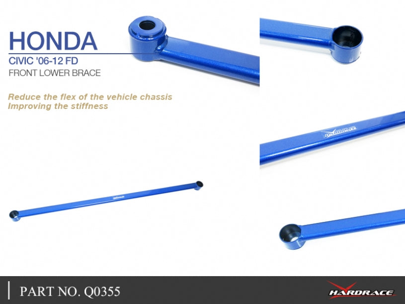 Front Lower Brace Honda Civic 9th  2012-2015  FG, FB