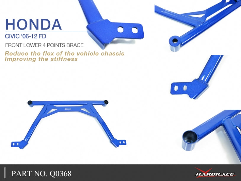 Front Lower 4 Points Brace Honda Civic 8th  2006-2012   FD