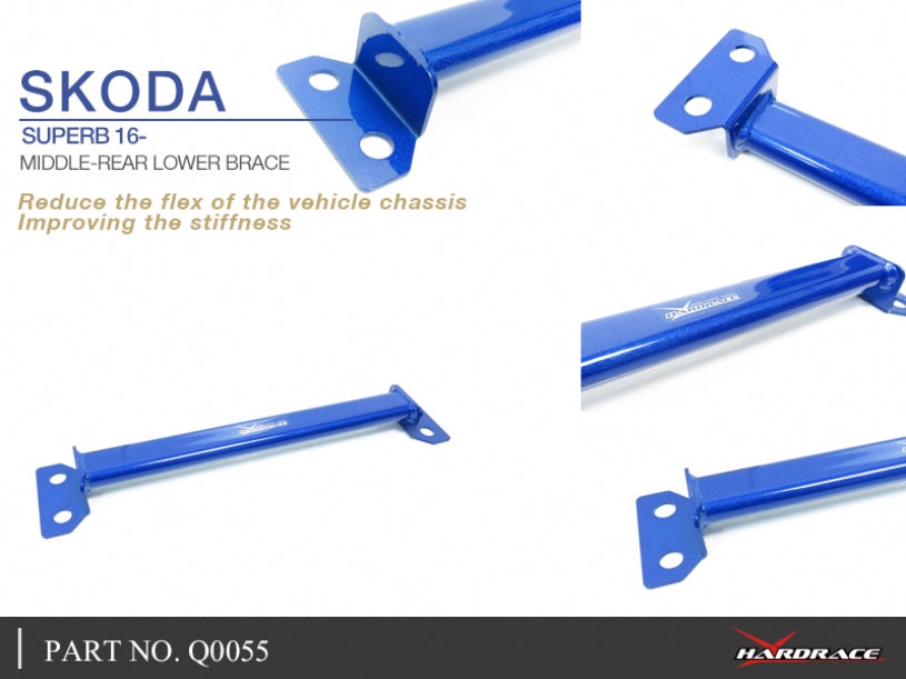 Middle-rear Lower Brace Skoda Superb 3rd B8 3V 2016-2024