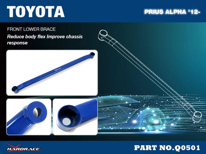 Front Lower Brace Toyota Prius alpha ZVW40 2012-2021
