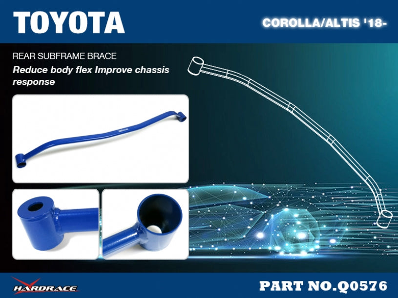Rear Subframe Brace Toyota Corolla/altis/auris 12th ALTIS E210 2018-