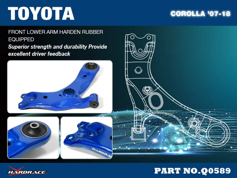 Front Lower Arm Toyota Corolla/altis/auris 10th E140/E150 2006-2013
