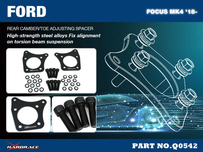 Rear Camber/toe Adjusting Spacer Ford Focus MK4 2018-
