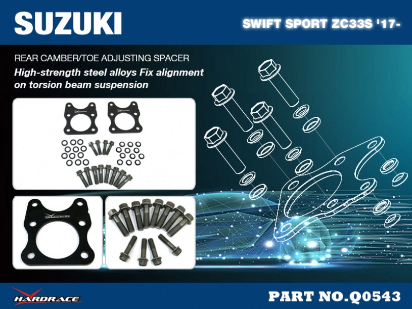 Rear Camber/toe Adjusting Spacer Suzuki Swift 4th ZCx3  2017-2024