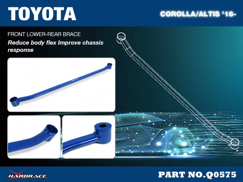 Front Lower-rear Brace Toyota Corolla/altis/auris 12th ALTIS E210 2018-