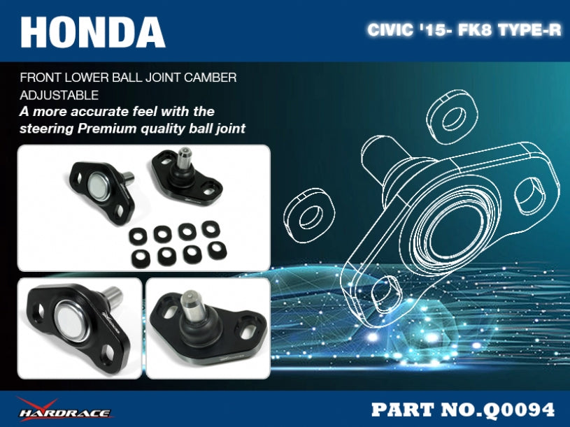 Front Lower Camber Adjuster Honda Civic 11th TYPE-R    FL5 2022-2024