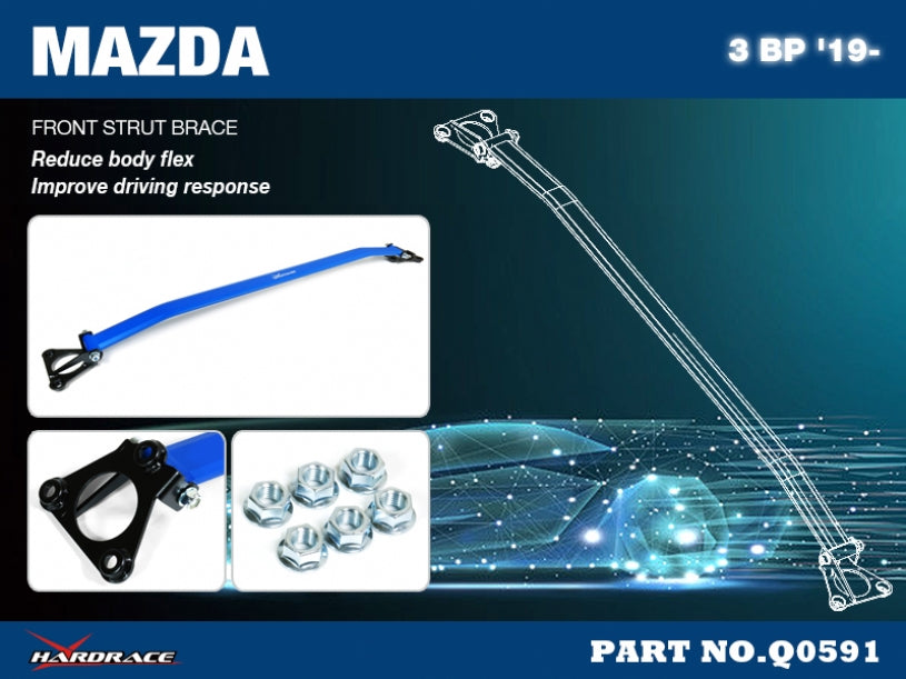 Front Strut Brace Mazda 3 / AXELA 4th BP 2019-2024