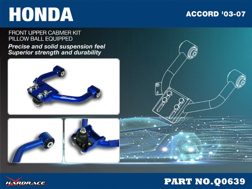Front Upper Camber Kit Honda Accord 7th 2002-2008 CL7/8/9 (JP/EU-SPEC)
