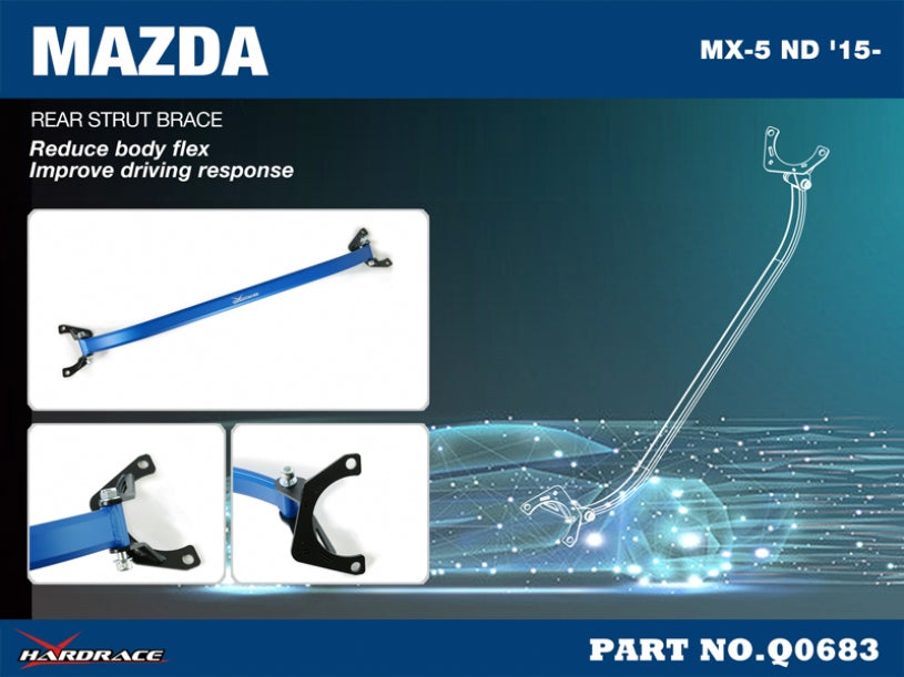 Rear Strut Brace Mazda MX-5 MIATA 4th ND 2015-