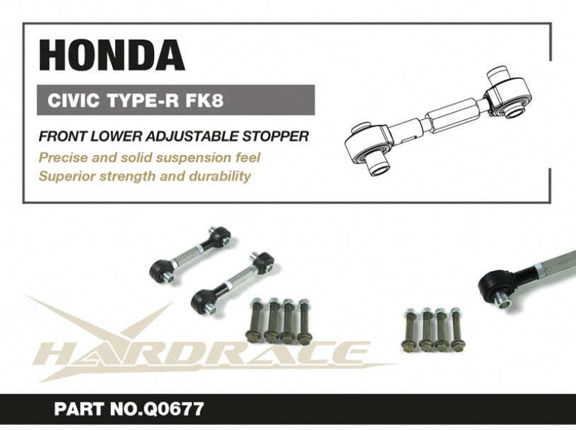 Front Lower Adjustable Stopper Honda Civic 10th TYPE-R FK8 2017-2022