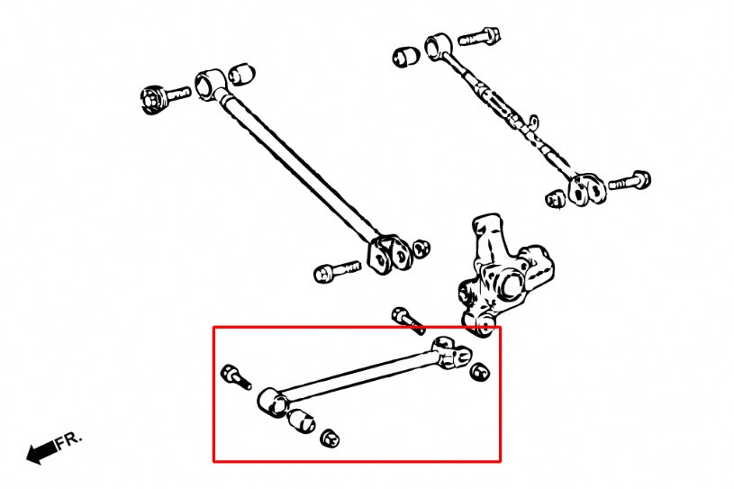 Rear Trailing Arm Toyota Camry 5th XV30 2001-2006