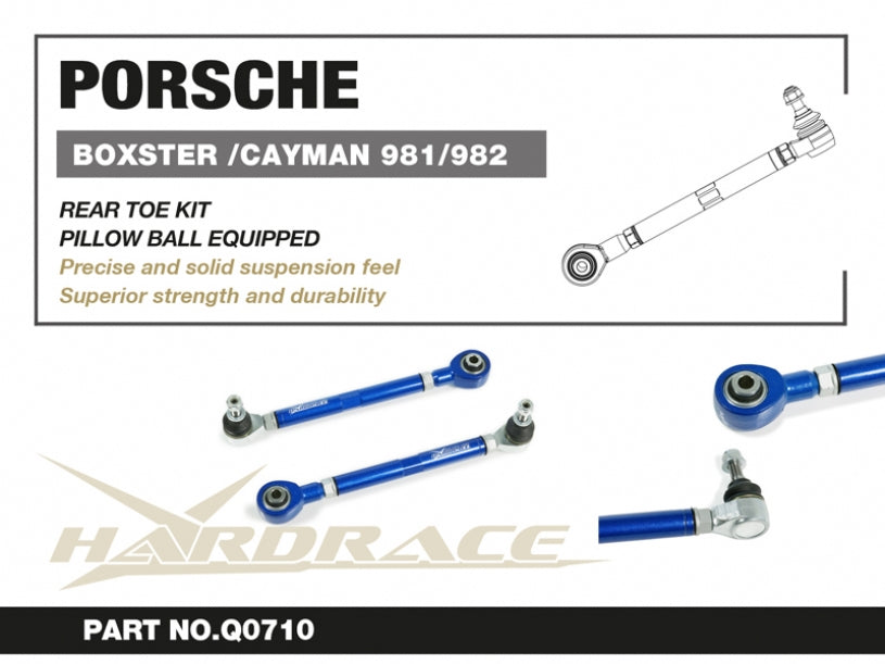Rear Toe Kit Porsche Boxster / cayman 981 2012-2016