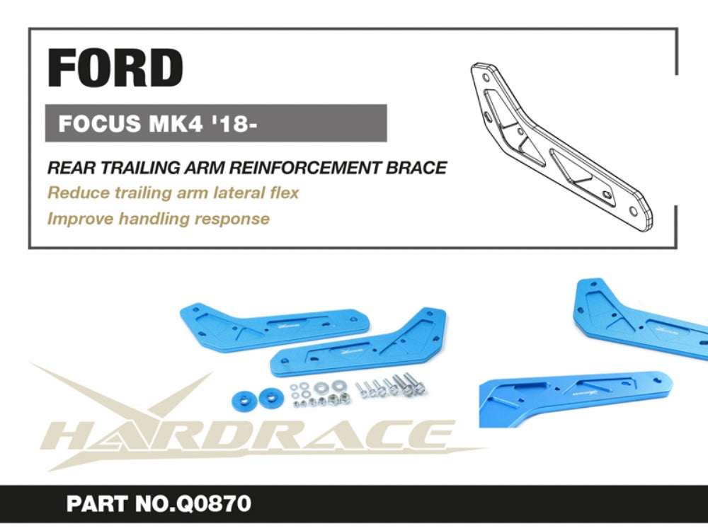 Rear Trailing Arm Reinforcement Brace Ford Focus MK4 2018-