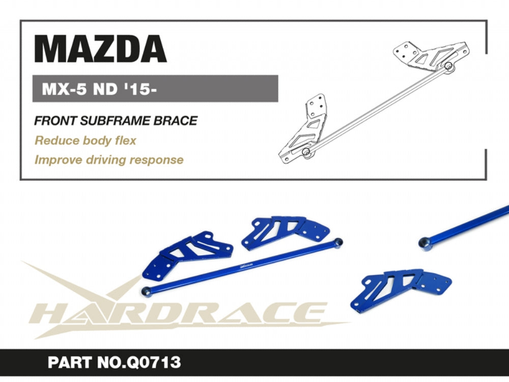 Front Subframe Brace Mazda MX-5 MIATA 4th ND 2015-