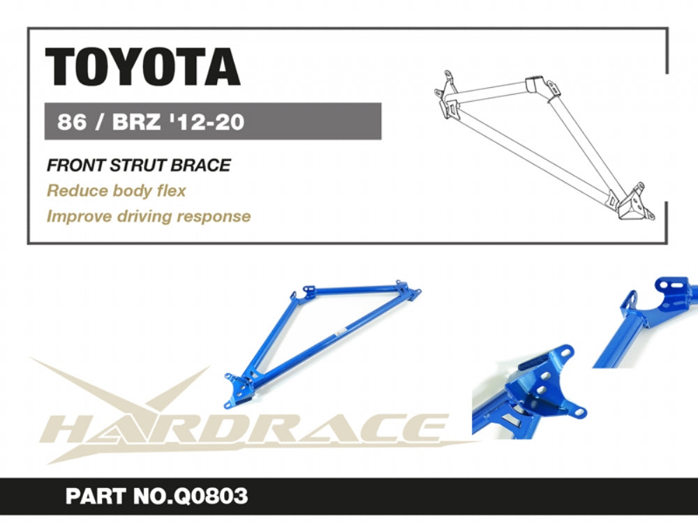 Front Strut Brace Toyota 86 ZN6 2012-2021