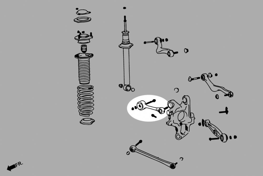 Rear Upper Arm Lexus LS 4th XF40 07–17