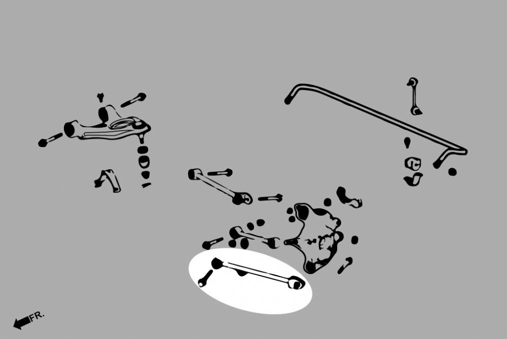 Rear Traction Rod Honda Accord 8th 2008-2012 CP1/2/3 CS1/2