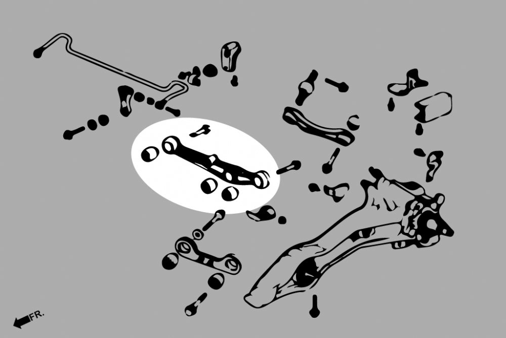 Rear Lower Arm Honda Civic 4th 1988-1991  EC,ED,EE,EF