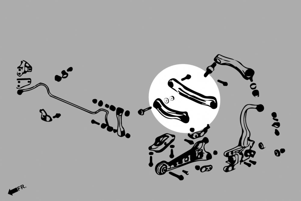 Rear Lateral Arm Honda Accord 5th 1993-1997 CD3/4/5/6/7/9