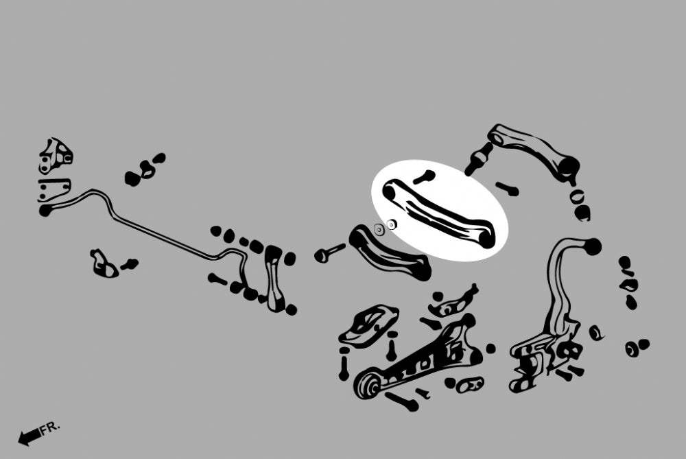 Rear Lateral Arm - Rear Honda Accord 5th 1993-1997 CD3/4/5/6/7/9