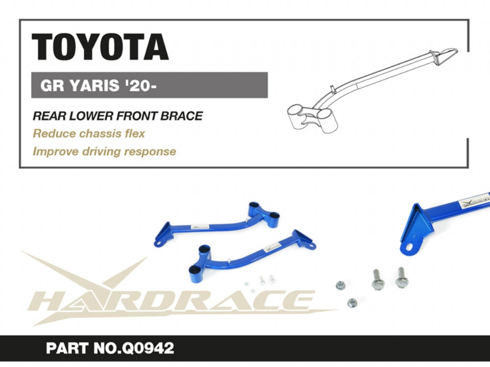 Rear Lower Front Brace Toyota Yaris / vitz GR GXPA16/MXPA12, 2020-2024
