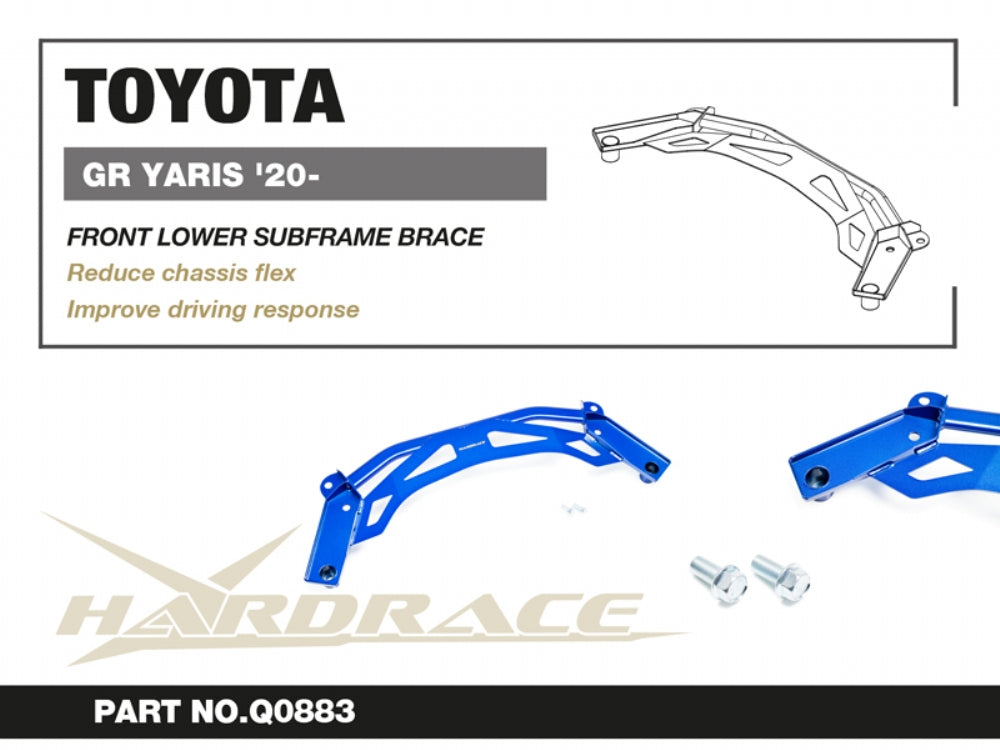 Front Subframe Brace Toyota Yaris / vitz GR GXPA16/MXPA12, 2020-2024