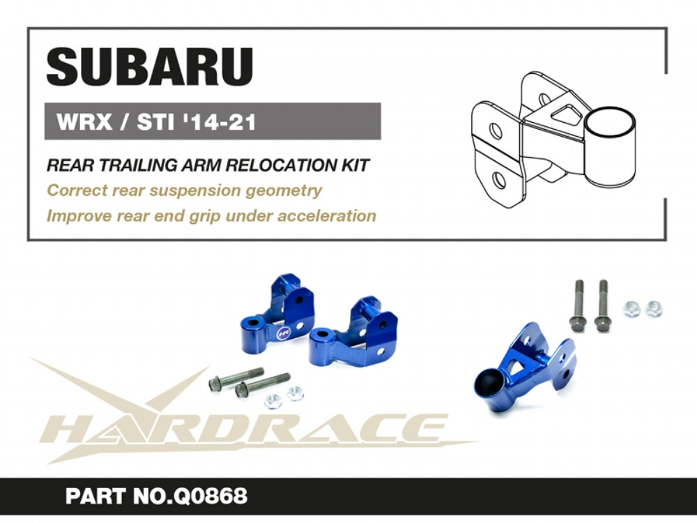 Rear Trailing Arm Relocation Kit Subaru WRX WRX/STI VA 2014-2021
