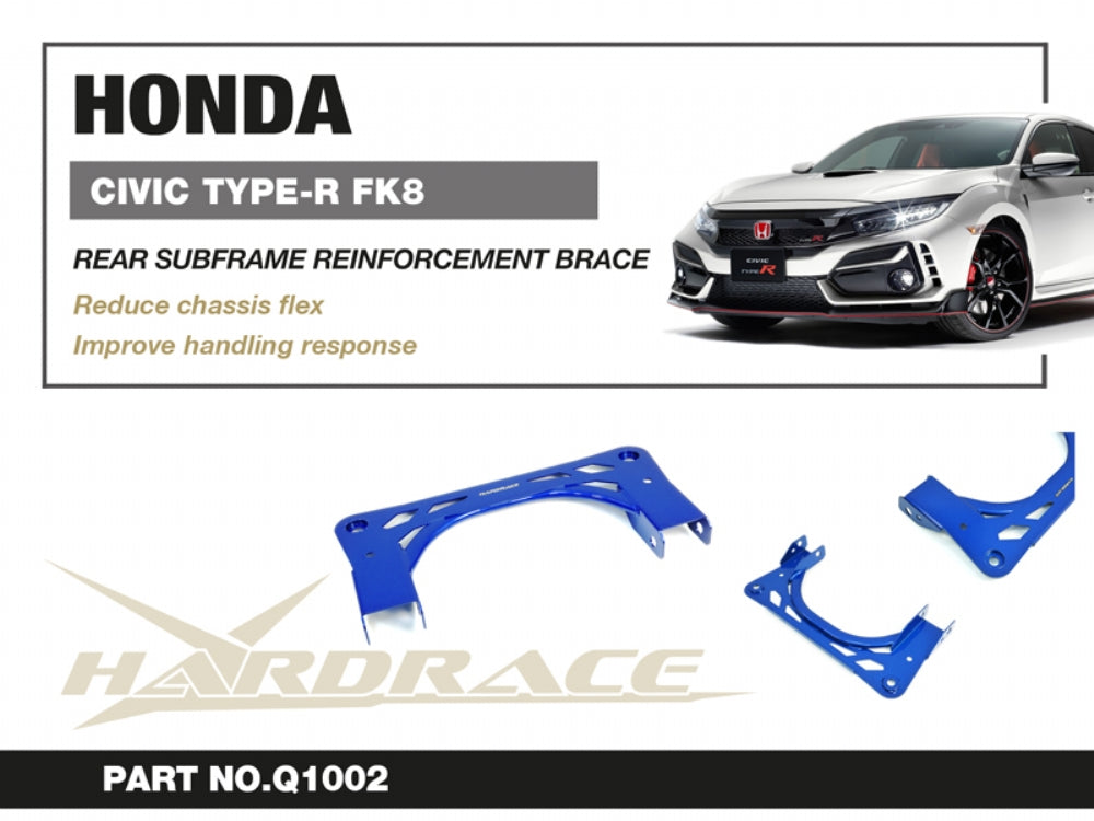Front Subframe Reinforcement Brace Honda Civic 10th    FC/FK  2016-2021