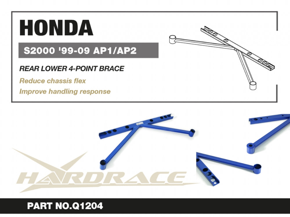 Rear Lower 4-point Brace Honda S2000 AP1/2