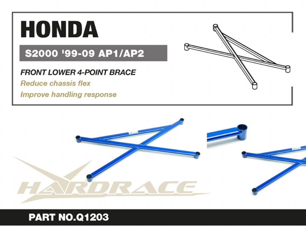 Front Lower 4-point Brace Honda S2000 AP1/2