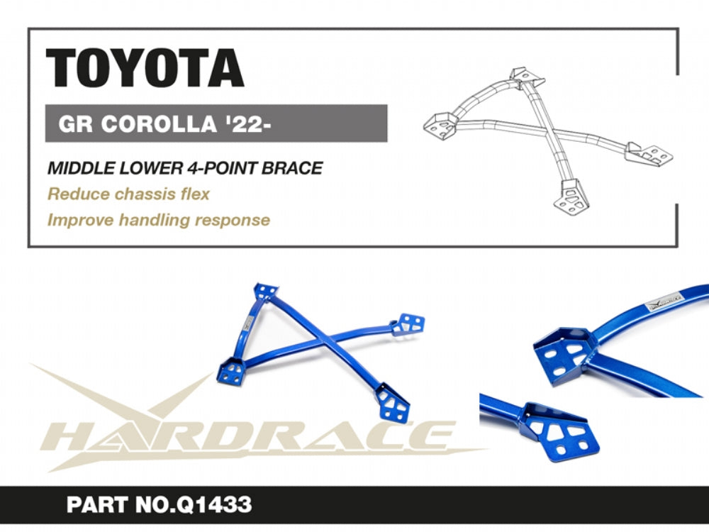 Middle Lower 4-point Brace Toyota Corolla/altis/auris GR GZEA14  2022-2024