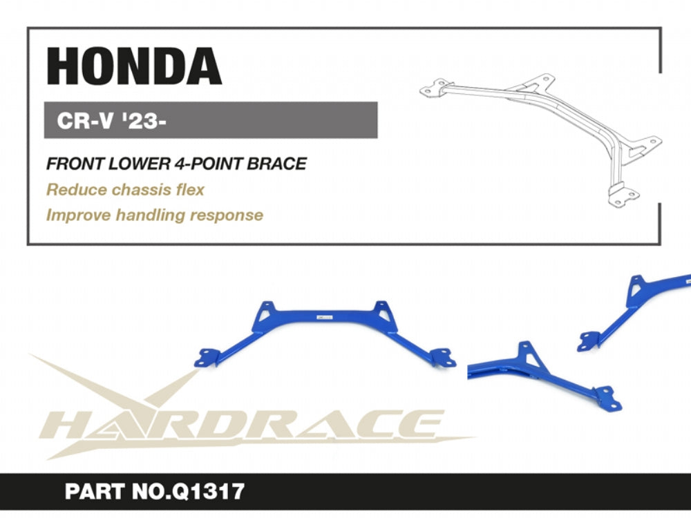 Front Lower 4-point Brace Honda CR-V 6th 2023-2024