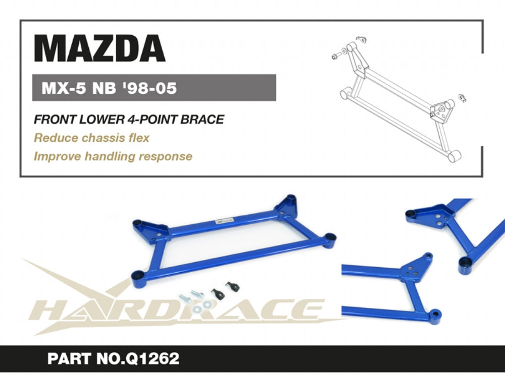 Front Lower 4-point Brace Mazda MX-5 MIATA 2nd NB 1999-2005
