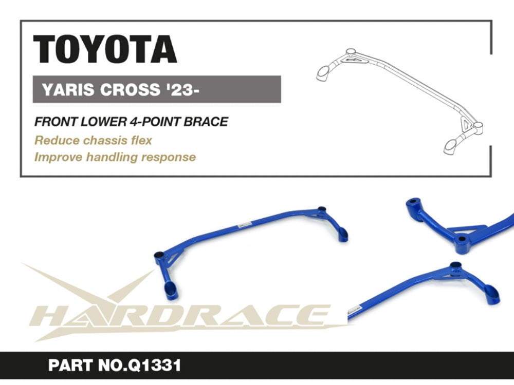 Front Lower 4-point Brace Toyota Yaris cross AC200  2023-2024  (Asia-Spec)