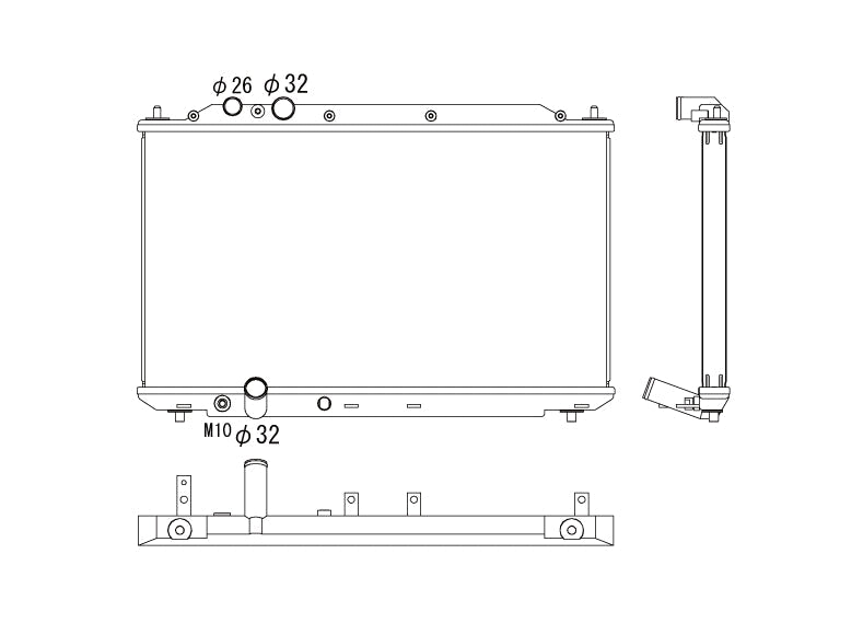 Радиатор 36mm Honda Civic FN2/FD2/FA/FG K20 2006-2011