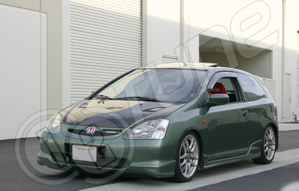 Преден лип ABS Type R Honda Civic 2001-2003